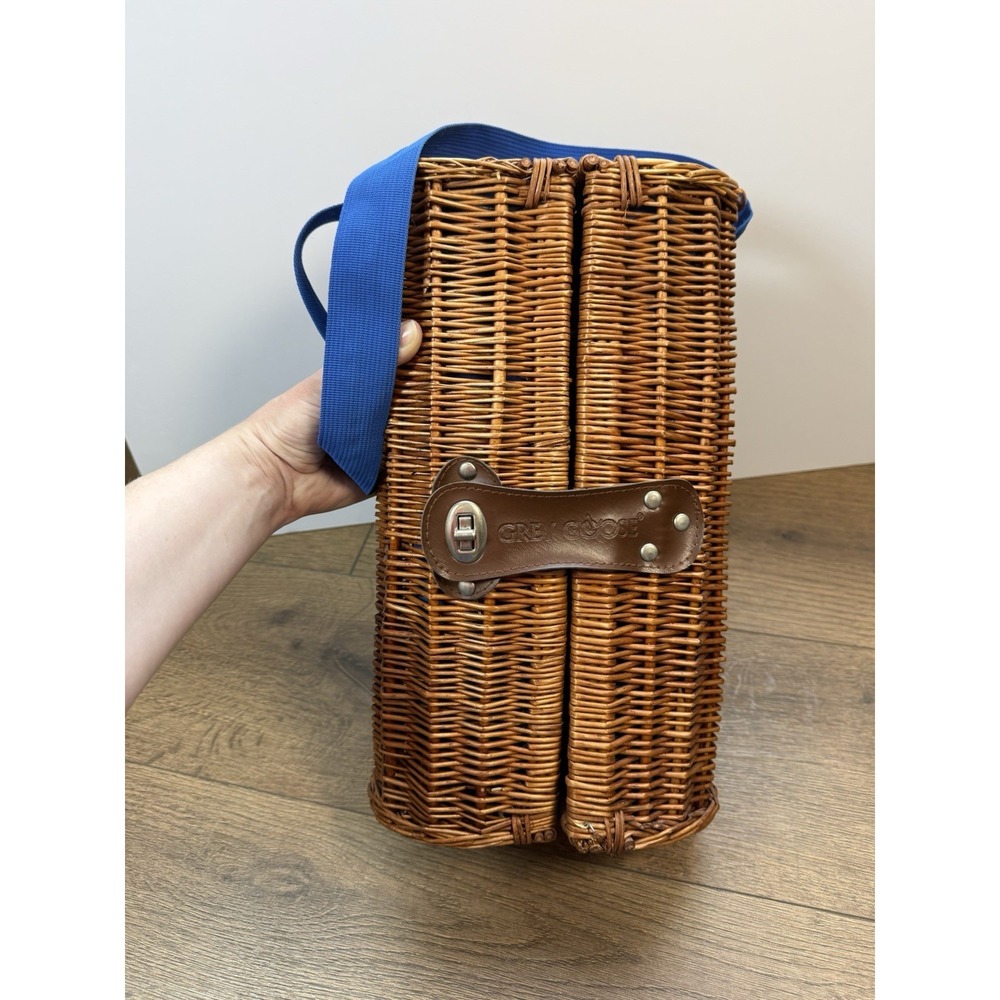 Grey Goose PROMO‎ piece Vodka Vintage Basket Wicker